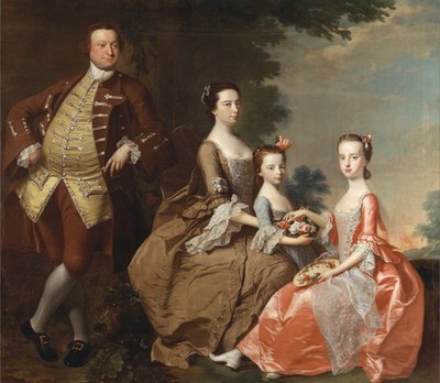 Die Familie Thistlethwayte von Thomas Hudson